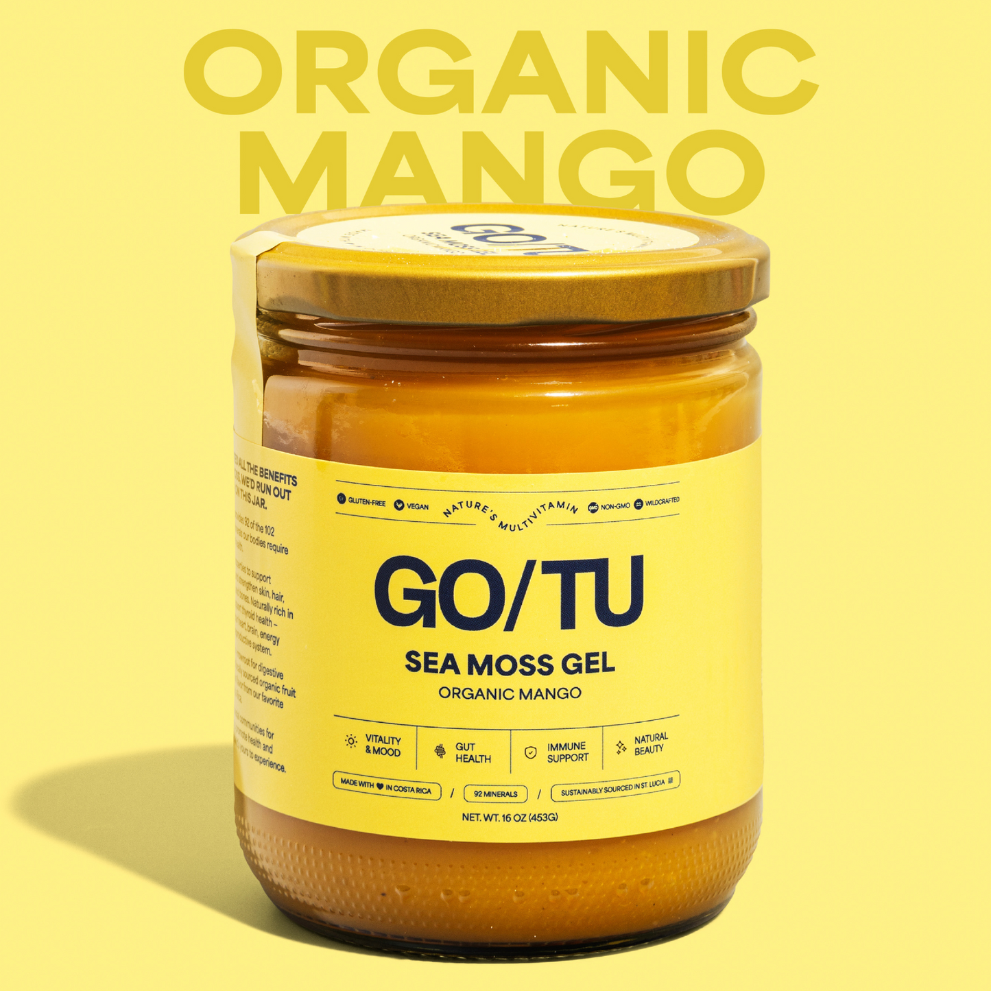 Mango Sea Moss Gel – 16oz