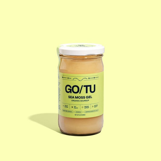 GO/TU Sea Moss Gel – 8oz Soursop | Pure, Shelf-Stable Superfood | Nature’s Multivitamin